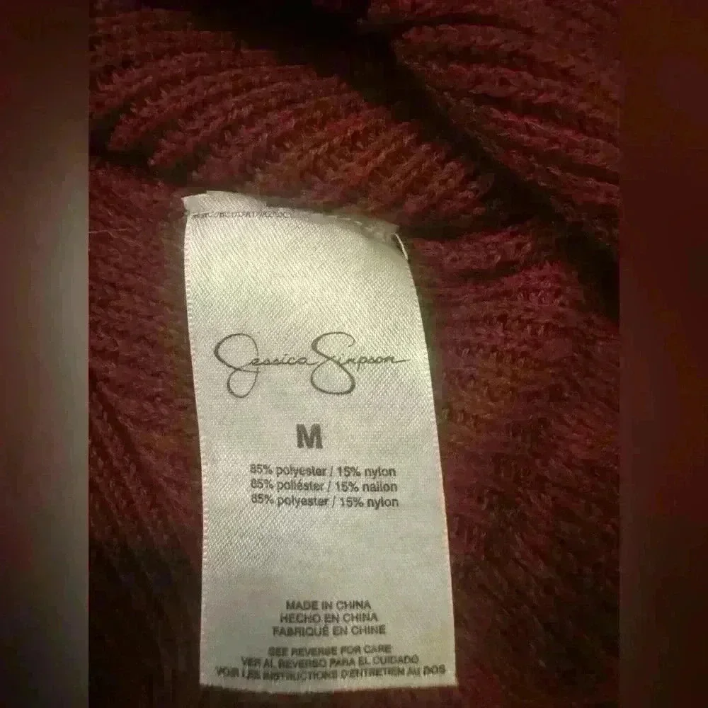 Women’s Burgundy Jessica Simpson Sweater